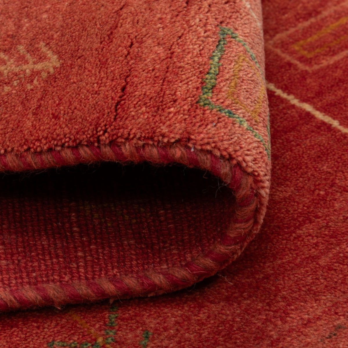 Gabbeh-matta - Loribaft Persian - 146 x 68 cm - ljusröd