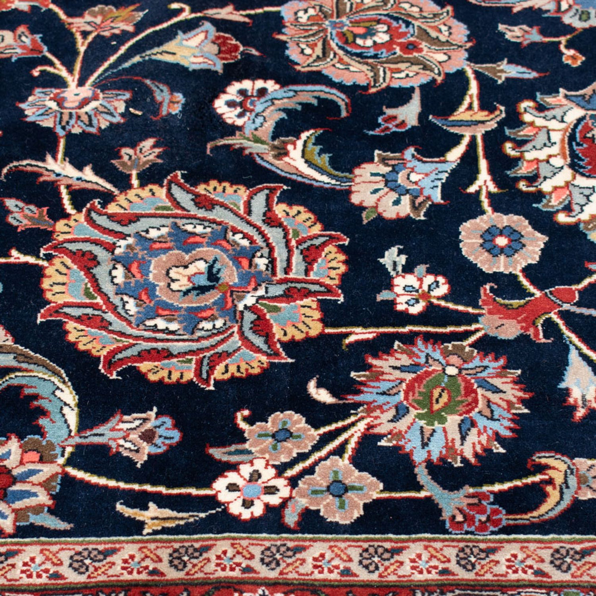 Persisk matta - Classic kvadrat  - 388 x 388 cm - mörkblå