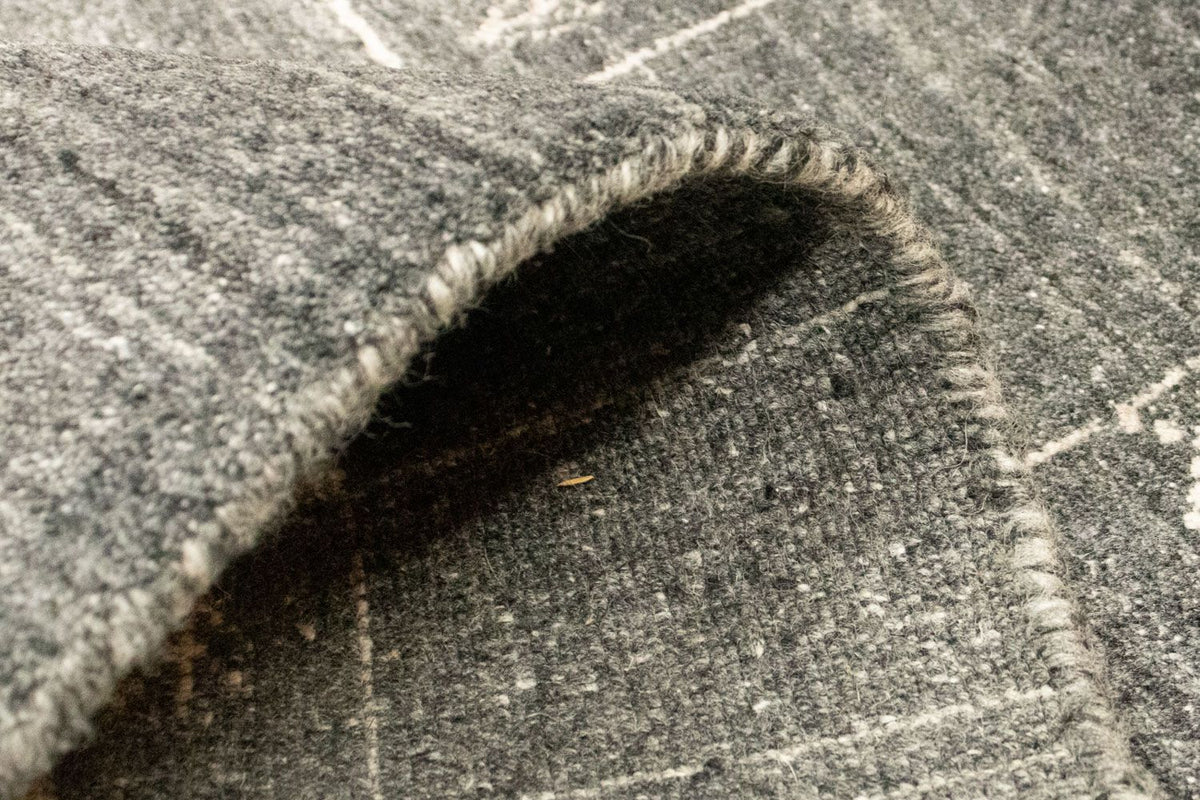 Vintage matta - 140 x 70 cm - grått