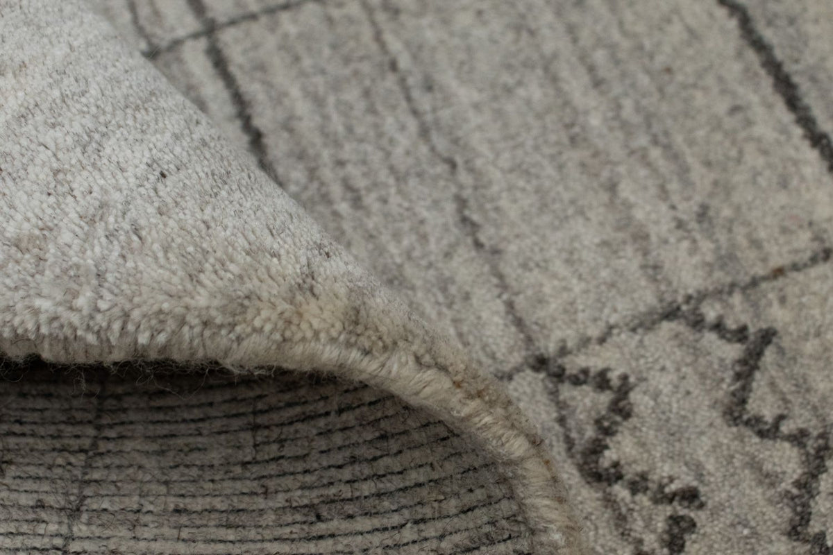 Vintage matta - 90 x 60 cm - silver