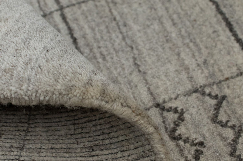 Vintage matta - 90 x 60 cm - silver