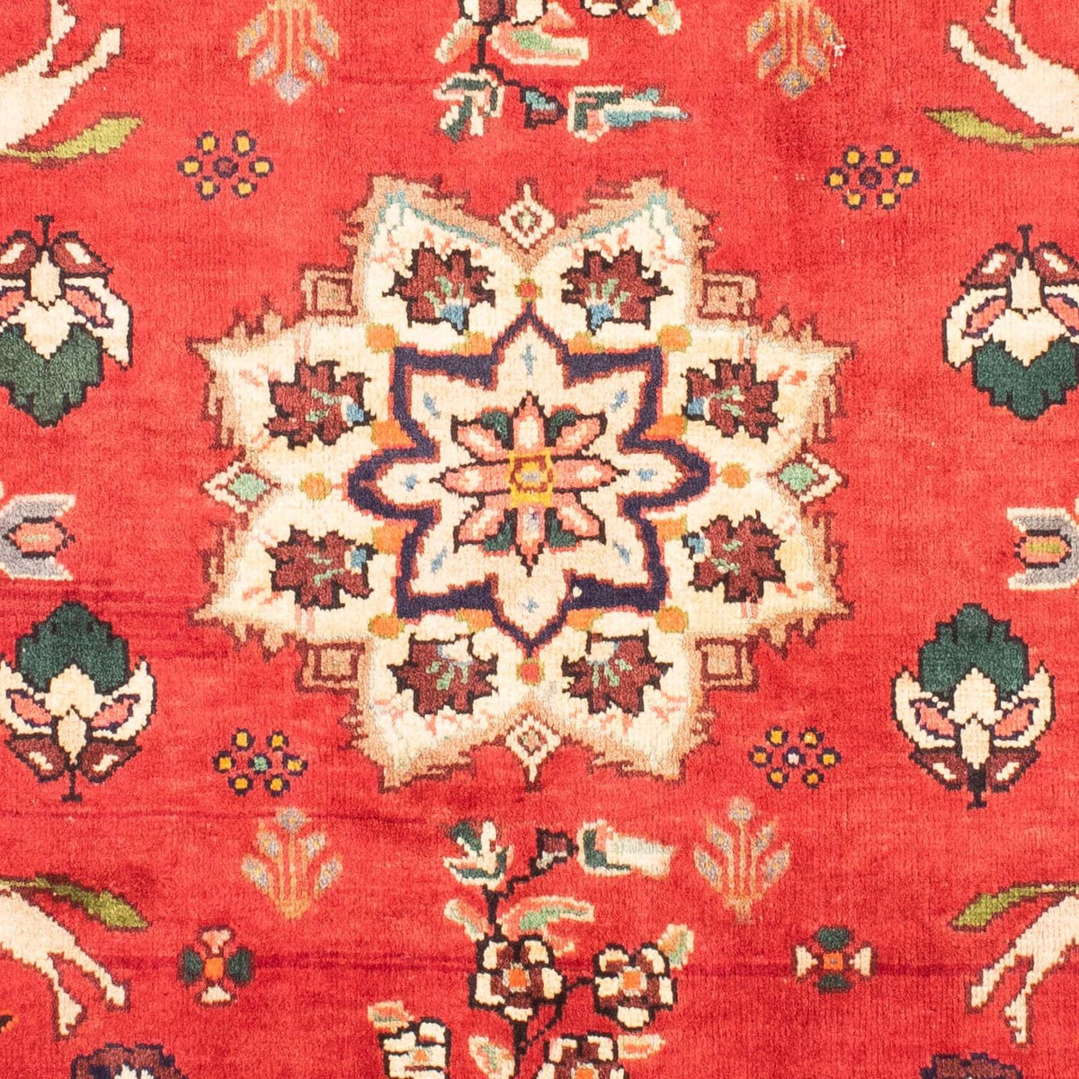 Persisk matta - Nomadic - 162 x 120 cm - mörkröd