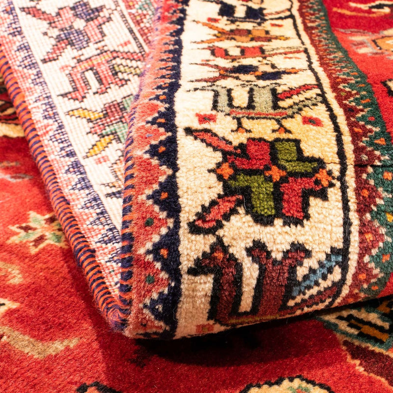 Persisk matta - Nomadic - 162 x 120 cm - mörkröd