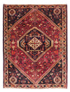 Shiraz Mattan 125x160cm - Persisk matta - Rektangulär / Mörkröd / 125 x 160 cm Rektangulär