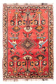 Persisk matta - Nomadic - 168 x 112 cm - mörkröd