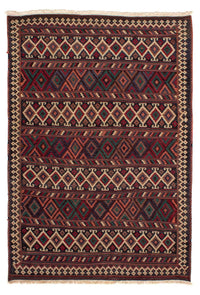 Kelim Carpet - orientalisk matta - 244 x 172 cm - flerfärgad