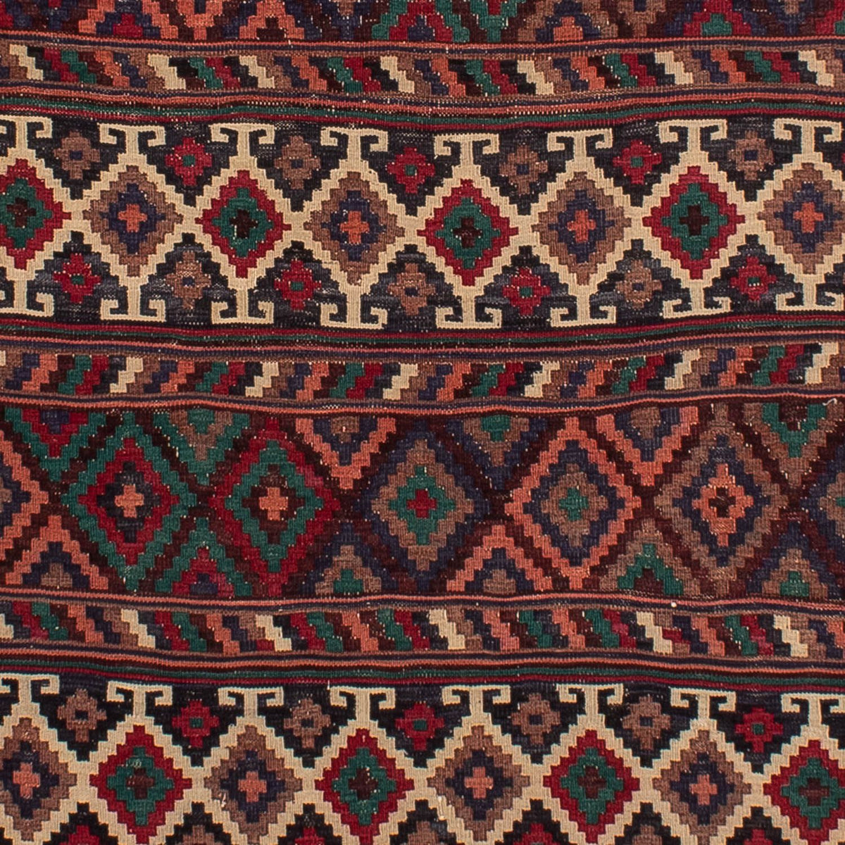 Kelim Carpet - orientalisk matta - 244 x 172 cm - flerfärgad