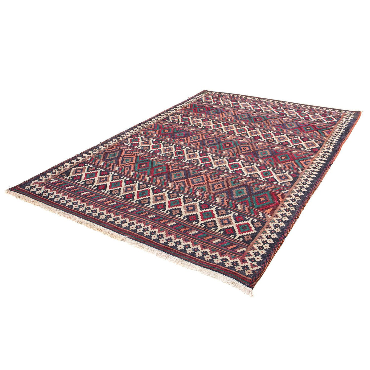 Kelim Carpet - orientalisk matta - 244 x 172 cm - flerfärgad