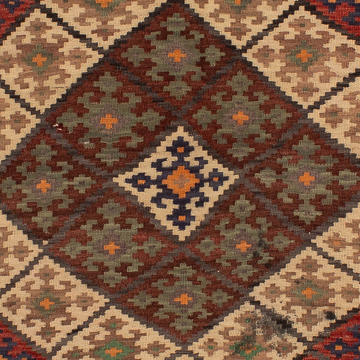Kelim Carpet - orientalisk matta - 230 x 167 cm - flerfärgad