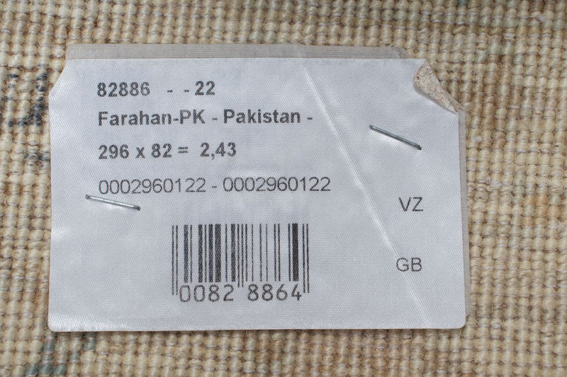 Runner Ziegler Carpet - 296 x 82 cm - ljusblå