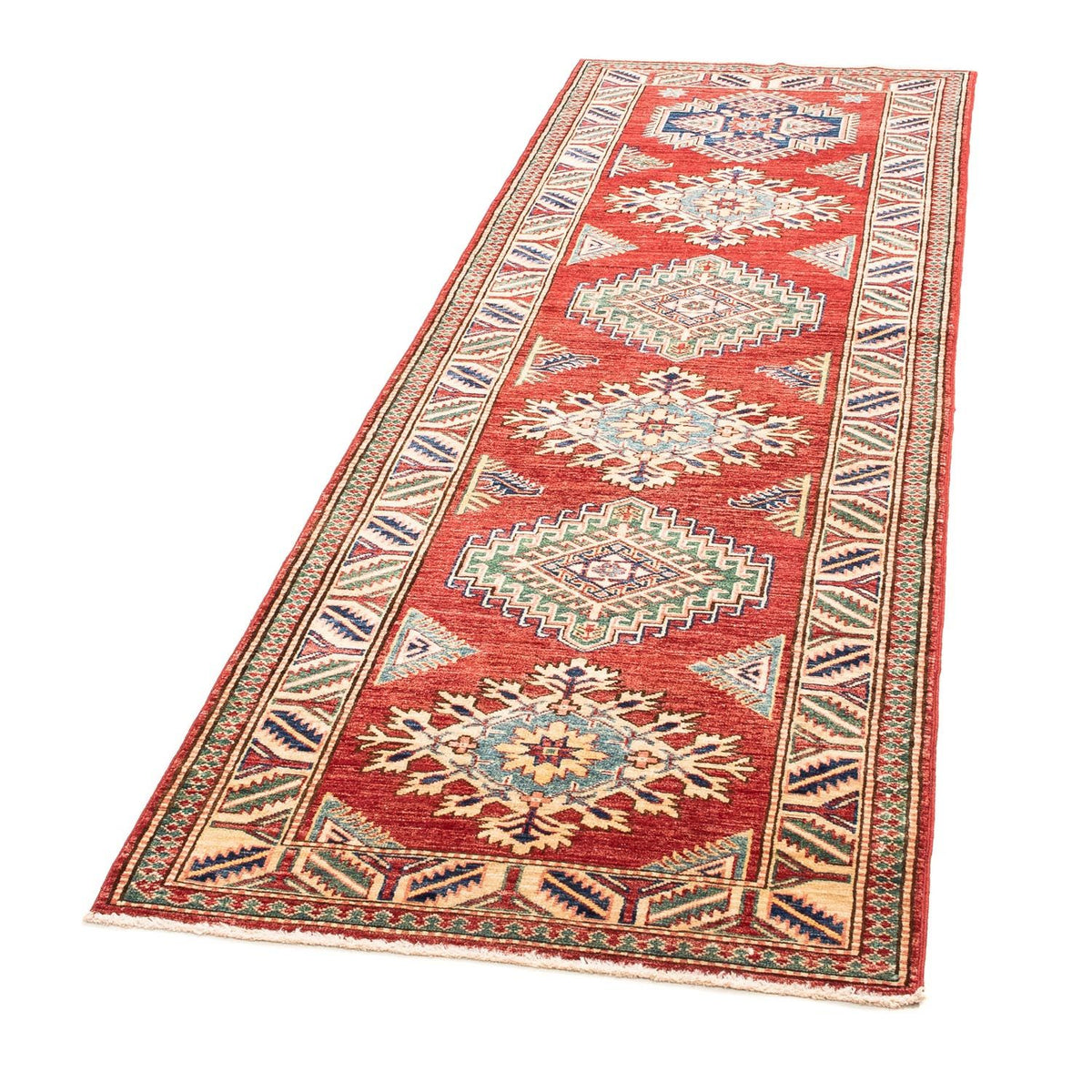 Runner Ziegler Carpet - Kazak - 232 x 78 cm - röd