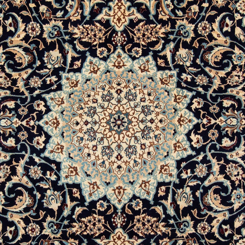 Persisk matta - Nain - 302 x 199 cm - svart