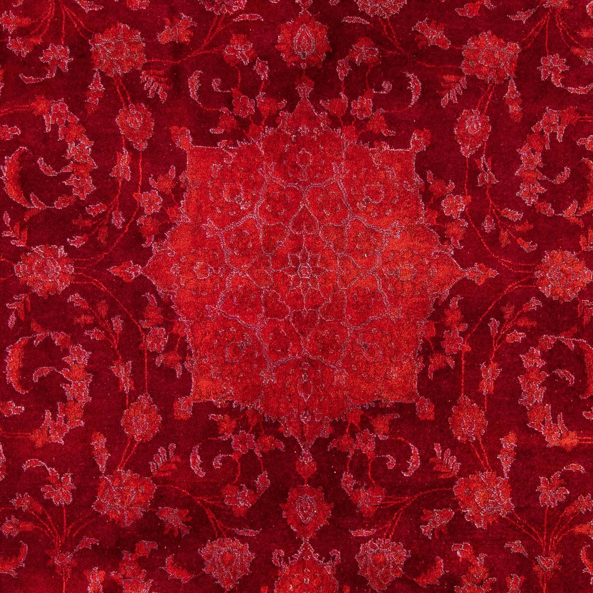 Persisk matta - Nain - 288 x 195 cm - mörkröd