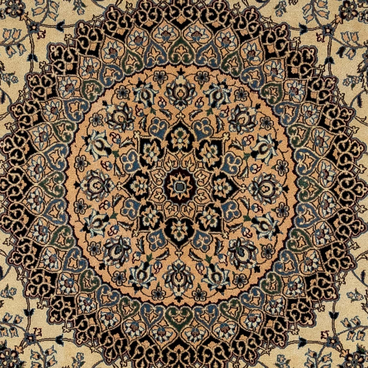 Persisk matta - Nain kvadrat  - 307 x 296 cm - beige