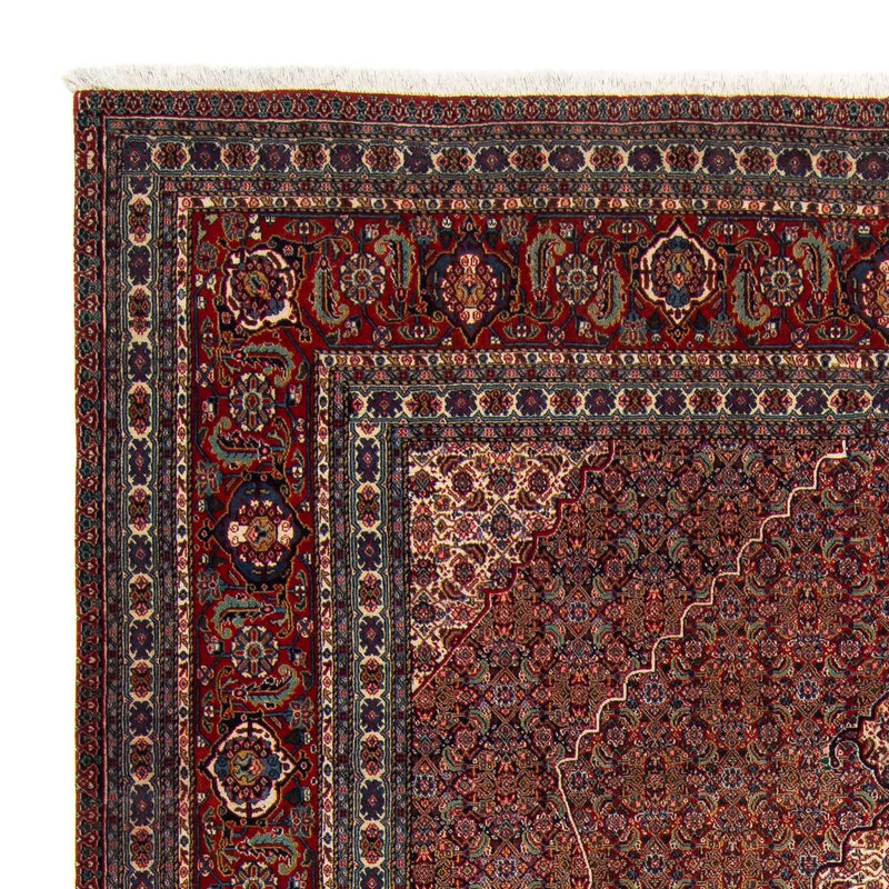 Persisk matta - Nain - 323 x 256 cm - mörkröd
