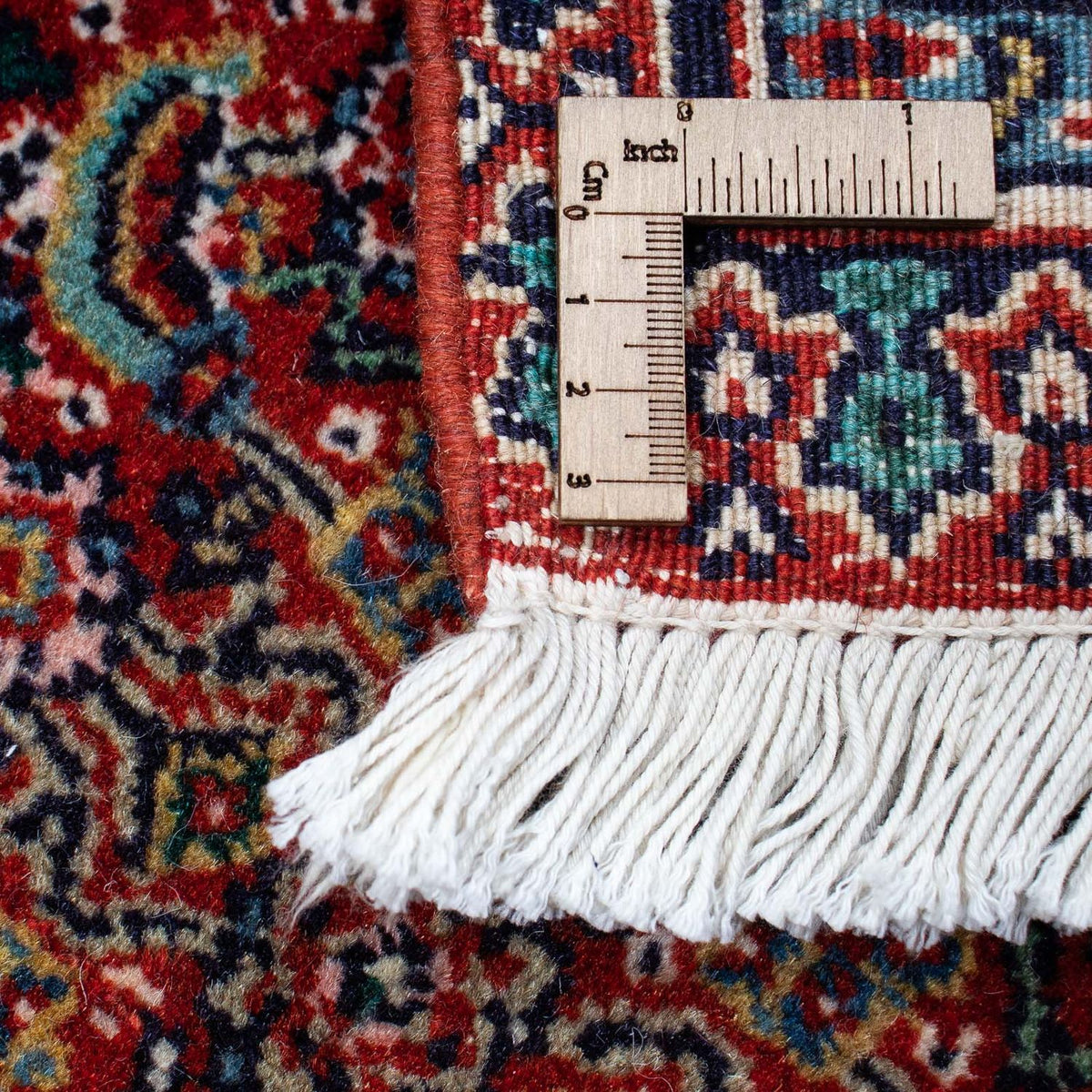 Persisk matta - Nain - 323 x 256 cm - mörkröd