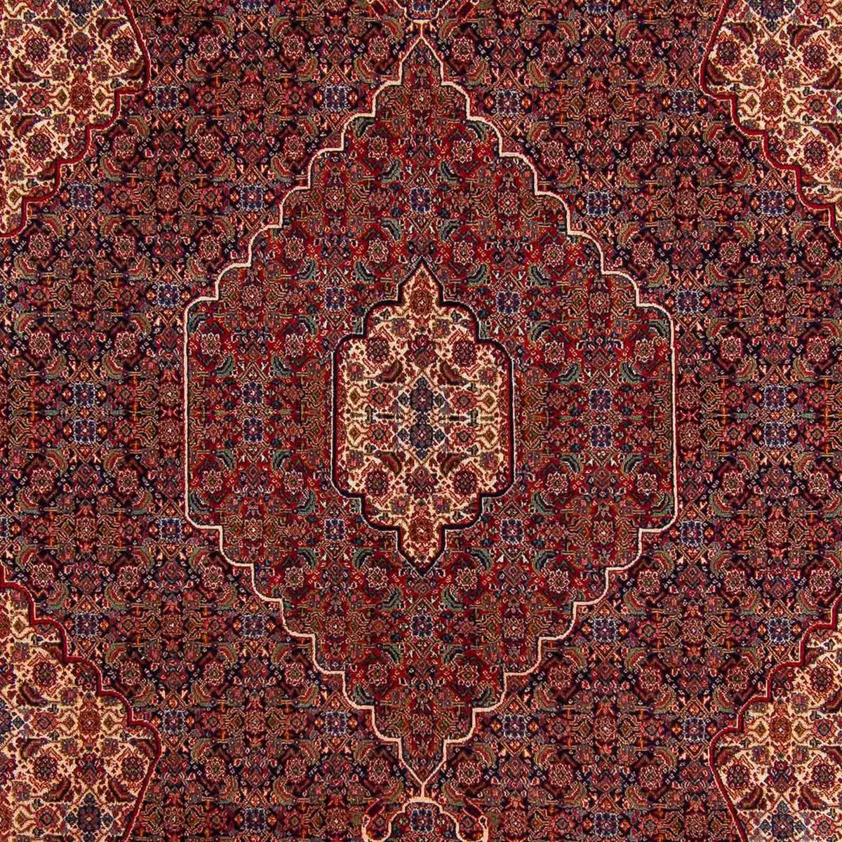 Persisk matta - Nain - 335 x 263 cm - mörkröd