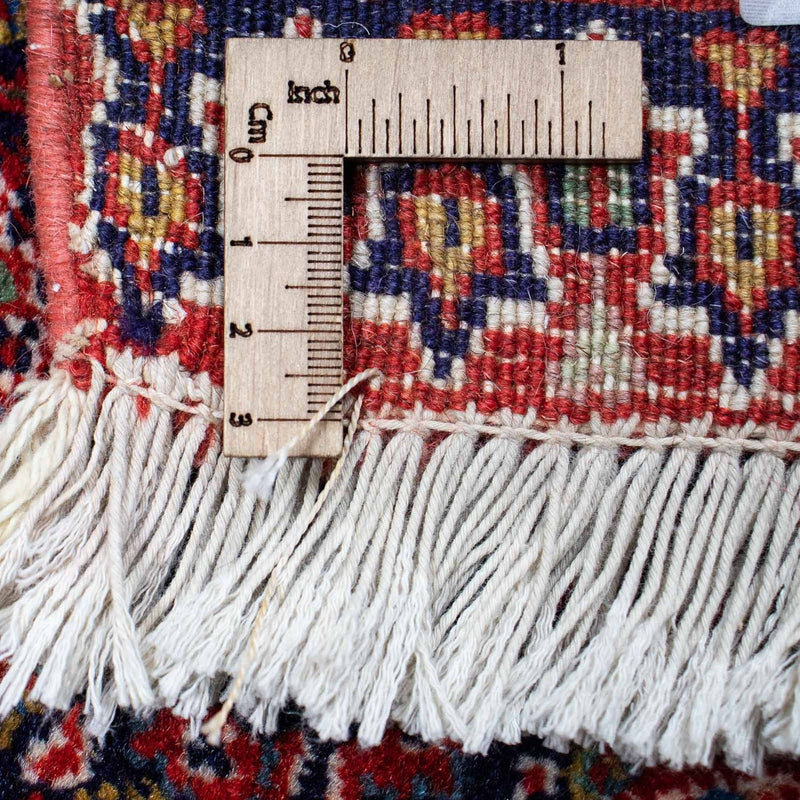 Persisk matta - Nain - 335 x 263 cm - mörkröd