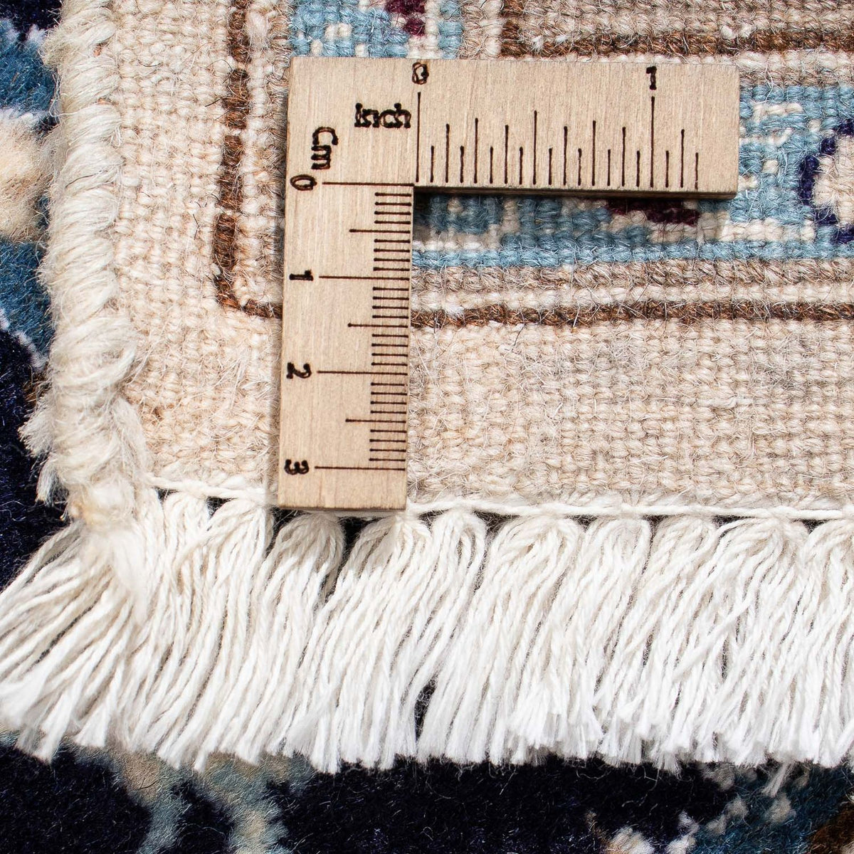 Persisk matta - Nain - 280 x 199 cm - mörkblå