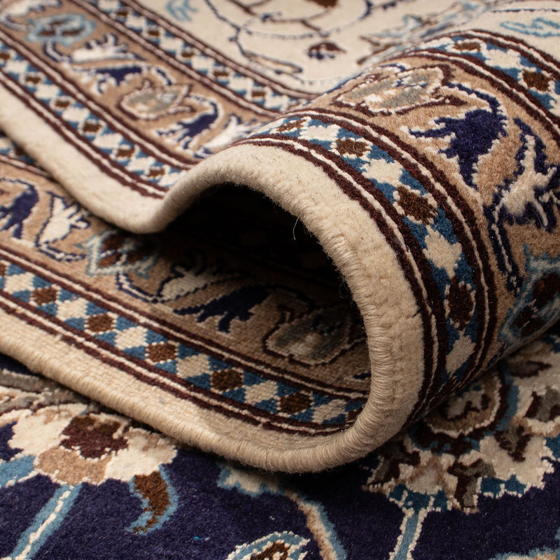 Persisk matta - Nain - 297 x 194 cm - mörkblå