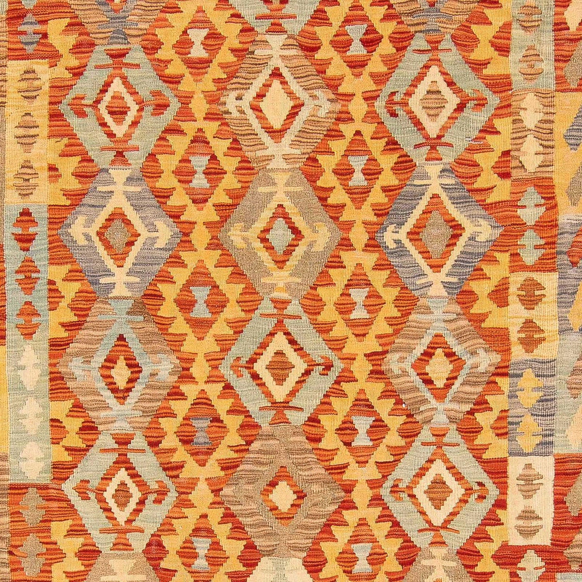 Kelim Carpet - Splash - 311 x 210 cm - flerfärgad