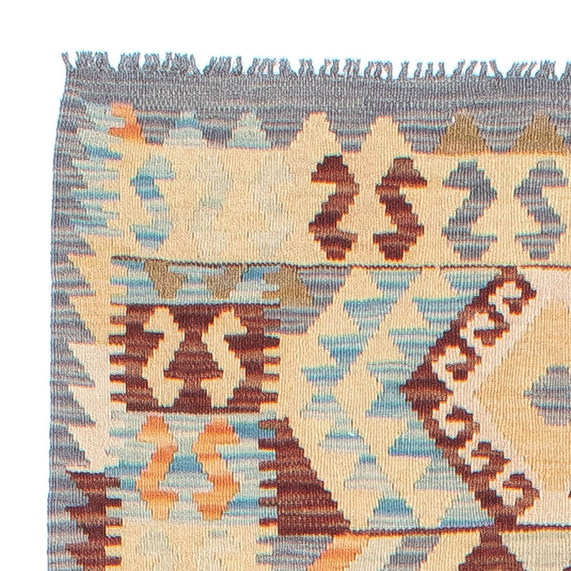 Runner Kelim Carpet - Splash - 293 x 83 cm - flerfärgad