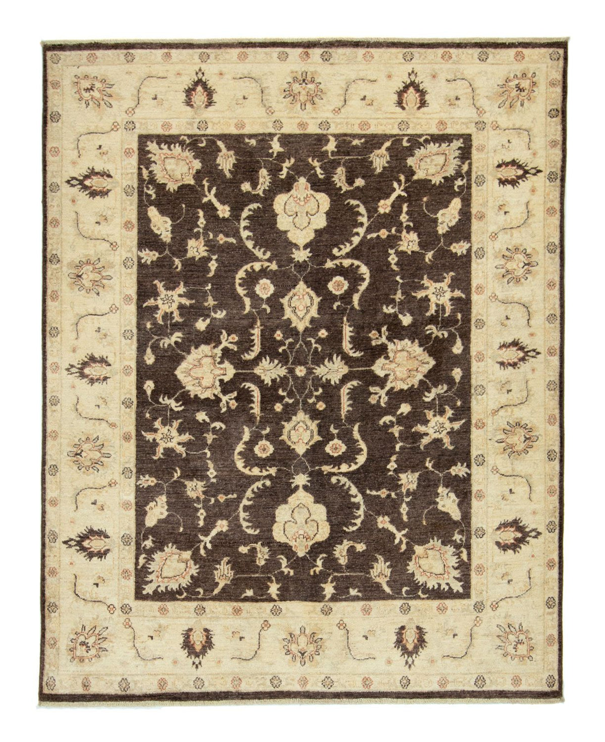 Ziegler Carpet - 185 x 148 cm - mörkbrun