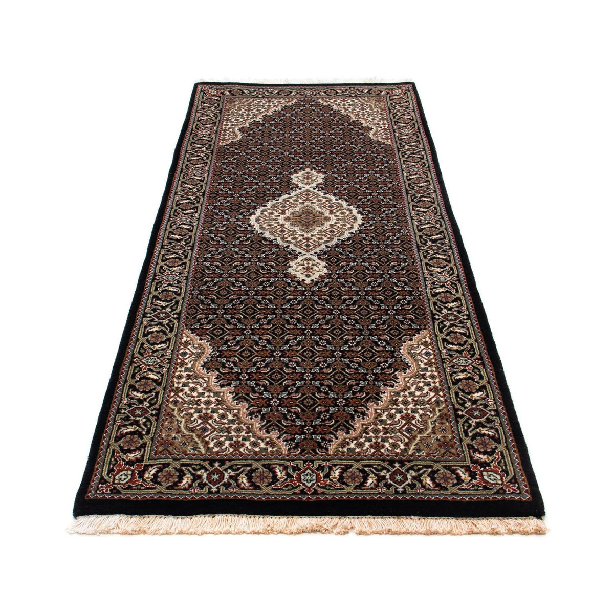 Runner Persisk matta - Tabriz - 195 x 79 cm - mörkblå