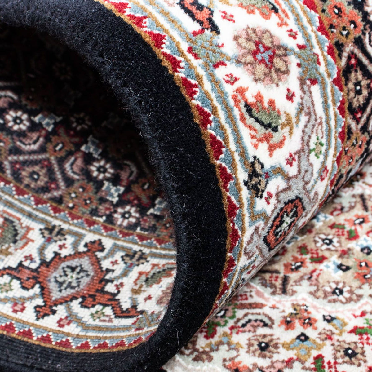 Runner Persisk matta - Tabriz - 254 x 80 cm - mörkblå