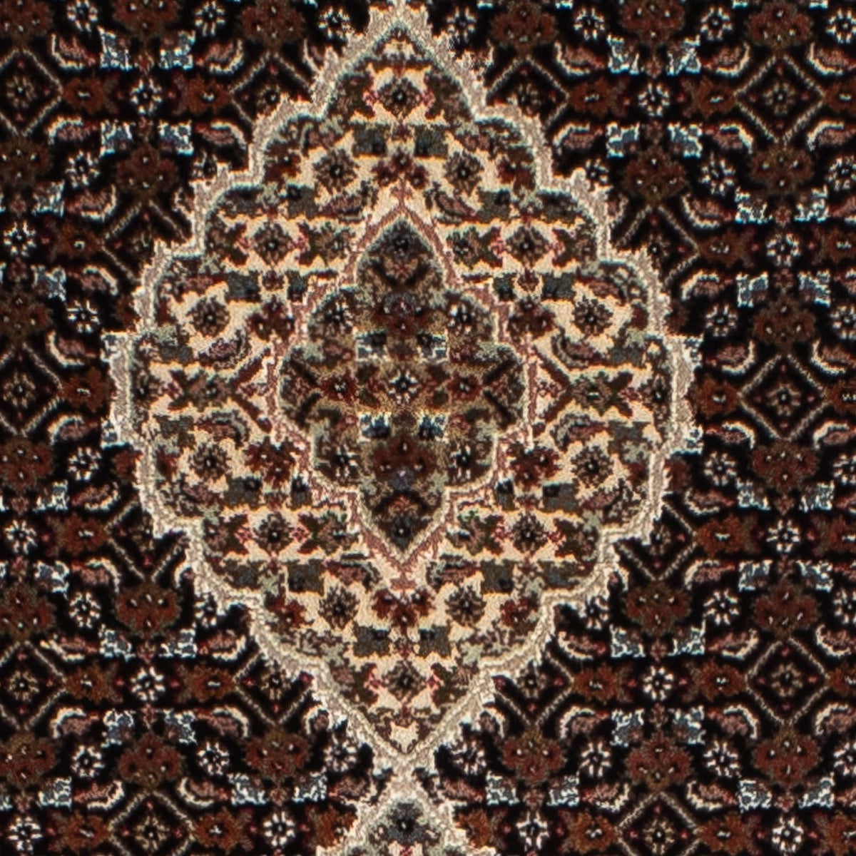 Runner Persisk matta - Tabriz - 393 x 83 cm - mörkblå