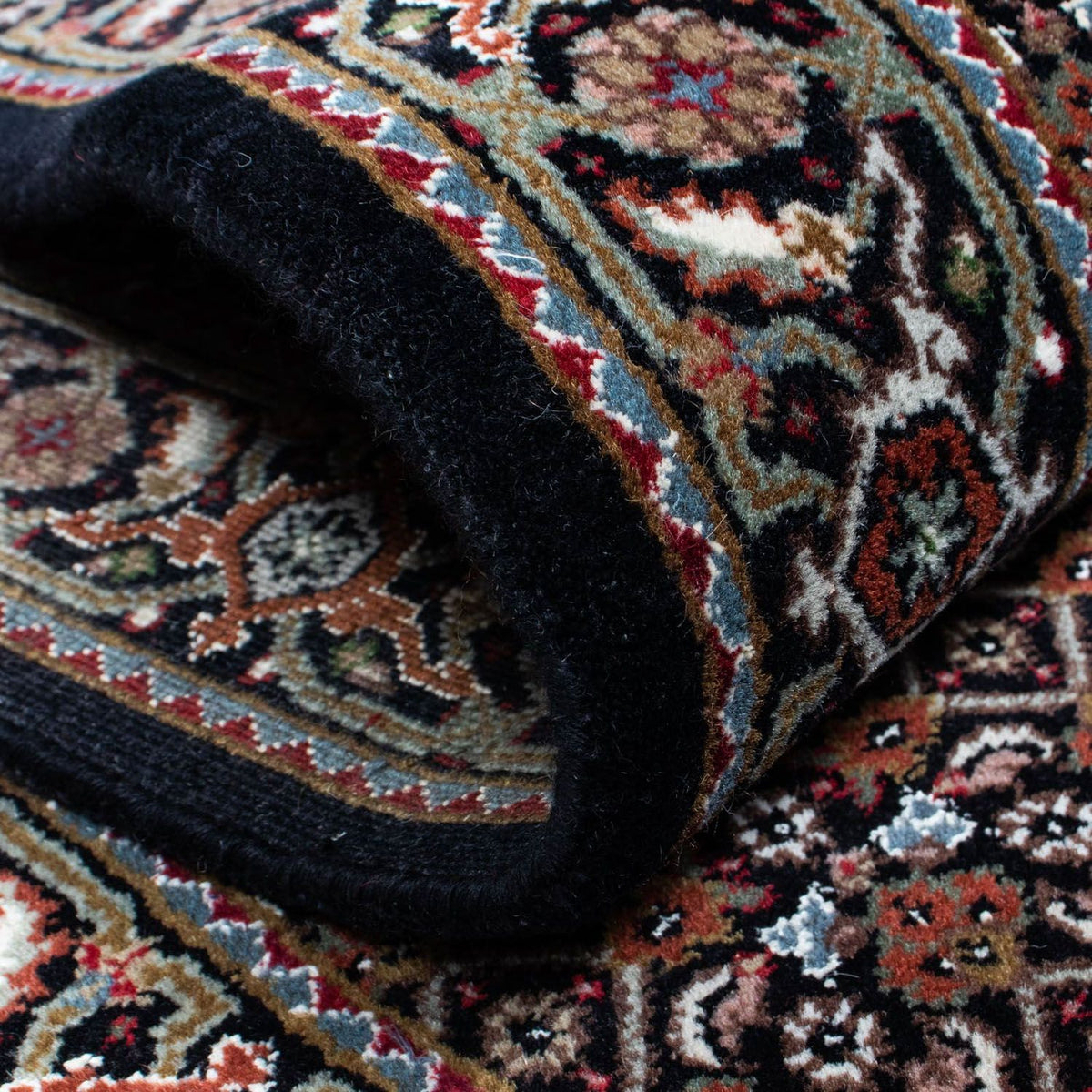 Runner Persisk matta - Tabriz - 393 x 83 cm - mörkblå