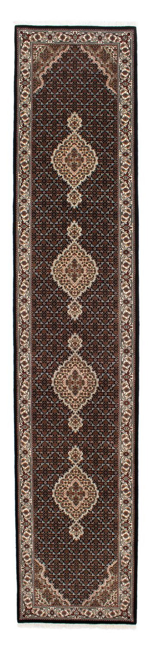 Runner Persisk matta - Tabriz - 401 x 82 cm - mörkblå