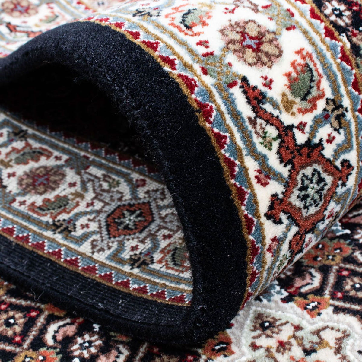 Runner Persisk matta - Tabriz - 401 x 82 cm - mörkblå