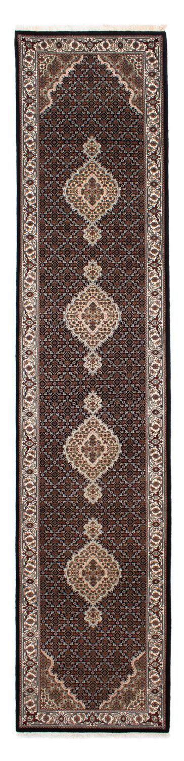 Runner Persisk matta - Tabriz - 396 x 82 cm - mörkblå