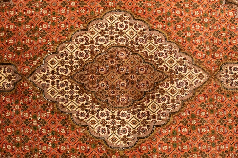 Persisk matta - Tabriz - 205 x 145 cm - rost
