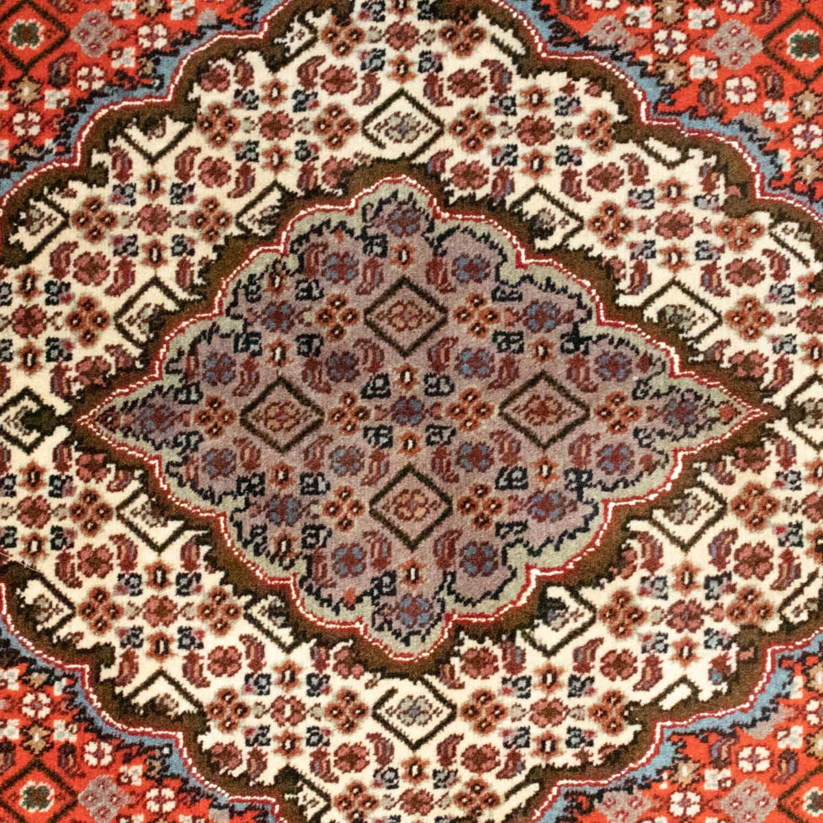Persisk matta - Tabriz - 205 x 145 cm - rost