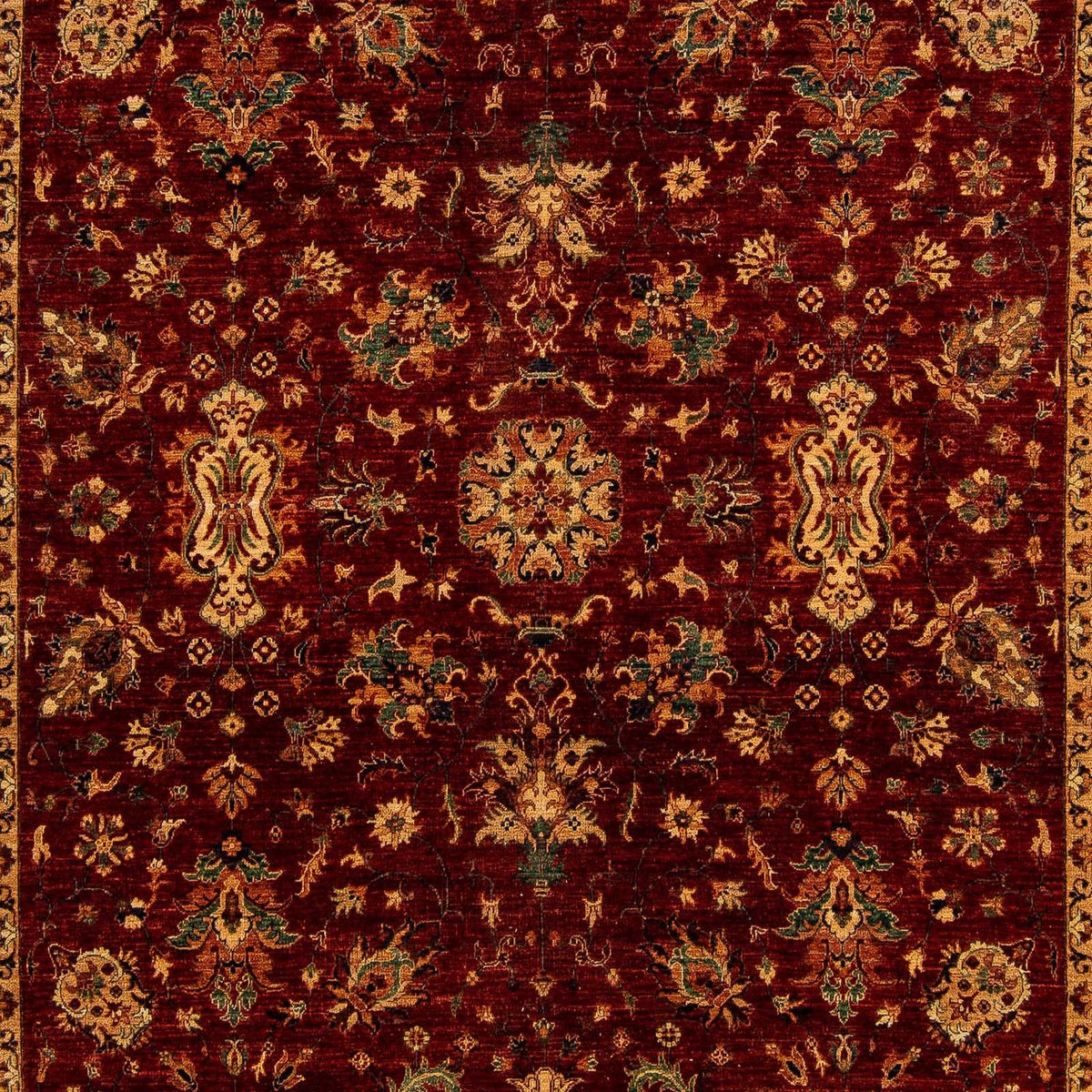 Ziegler Carpet - 392 x 308 cm - mörkröd