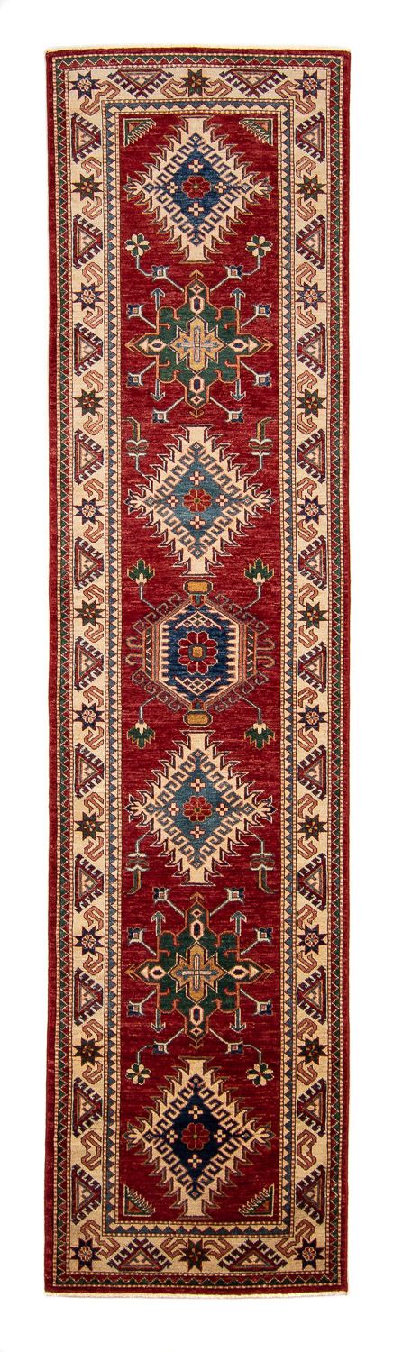 Runner Ziegler Carpet - Kazak - 312 x 77 cm - mörkröd
