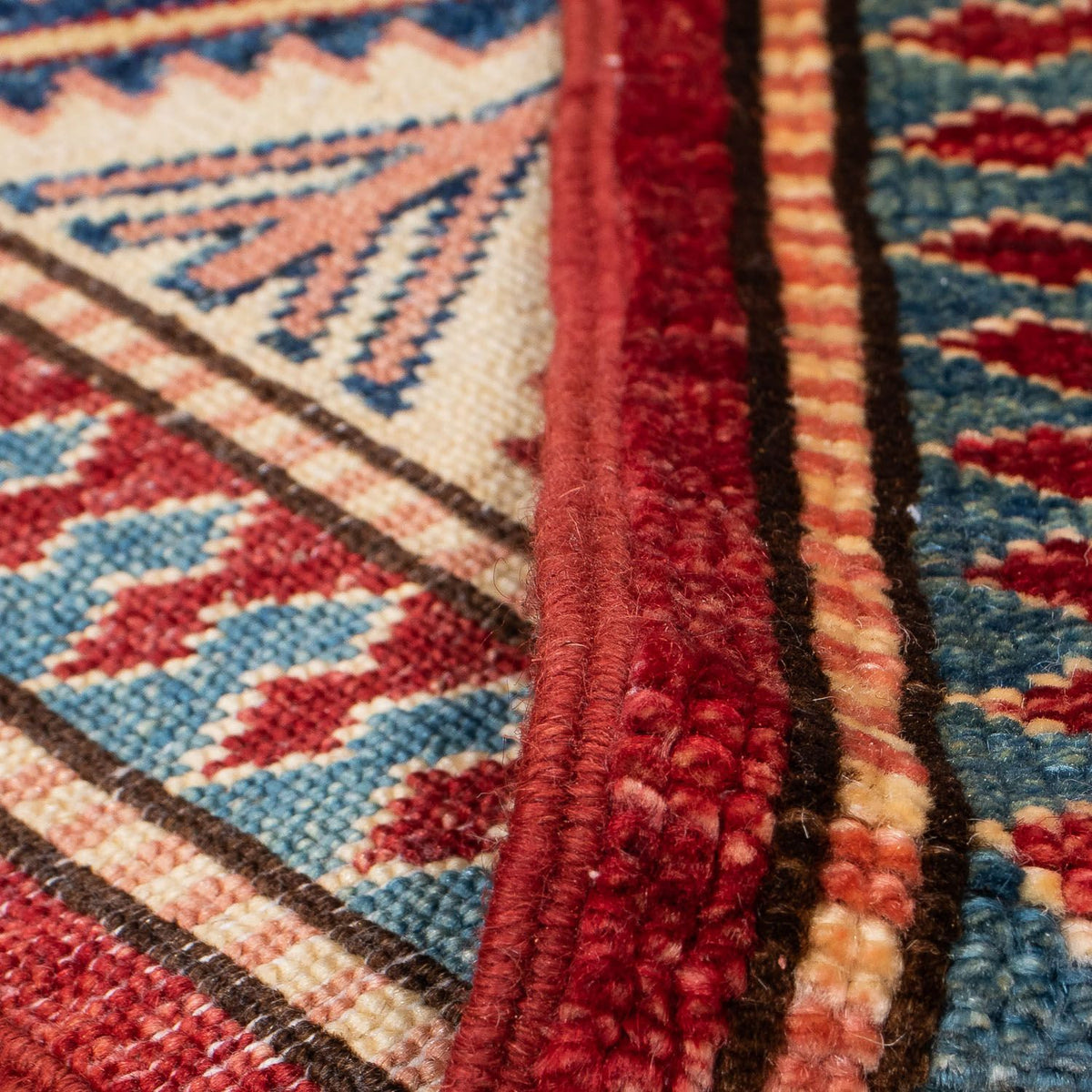 Runner Ziegler Carpet - Kazak - 327 x 79 cm - mörkröd