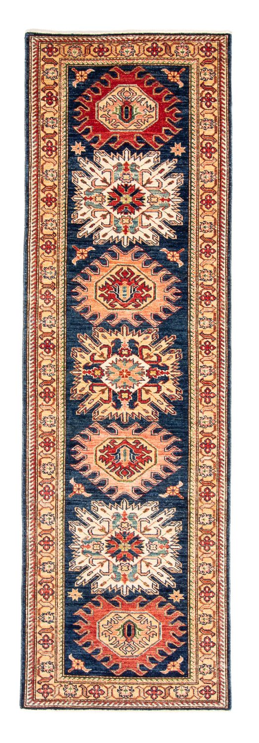 Runner Ziegler Carpet - Kazak - 252 x 77 cm - mörkblå