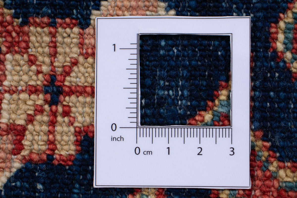 Runner Ziegler Carpet - Kazak - 252 x 77 cm - mörkblå