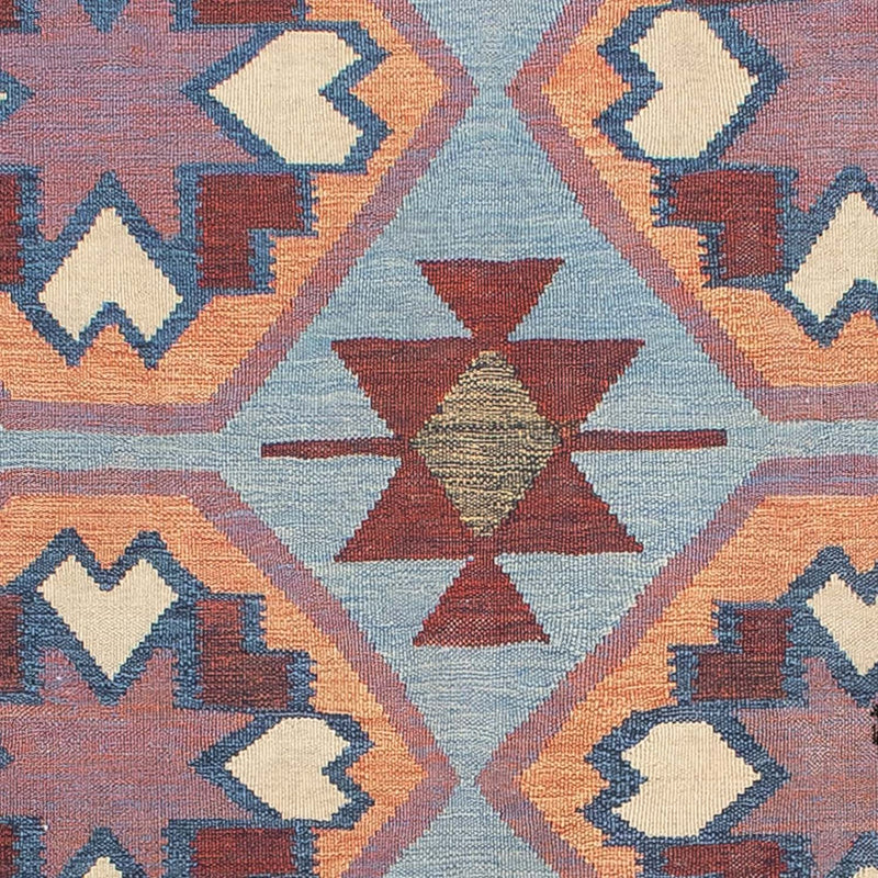 Kelim matta - trendig - 300 x 192 cm - flerfärgad