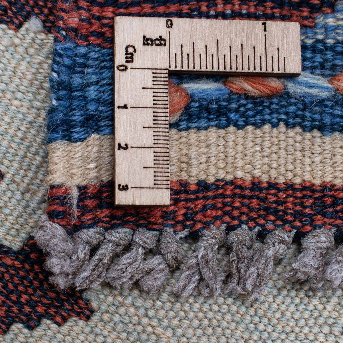 Kelim matta - trendig - 300 x 192 cm - flerfärgad