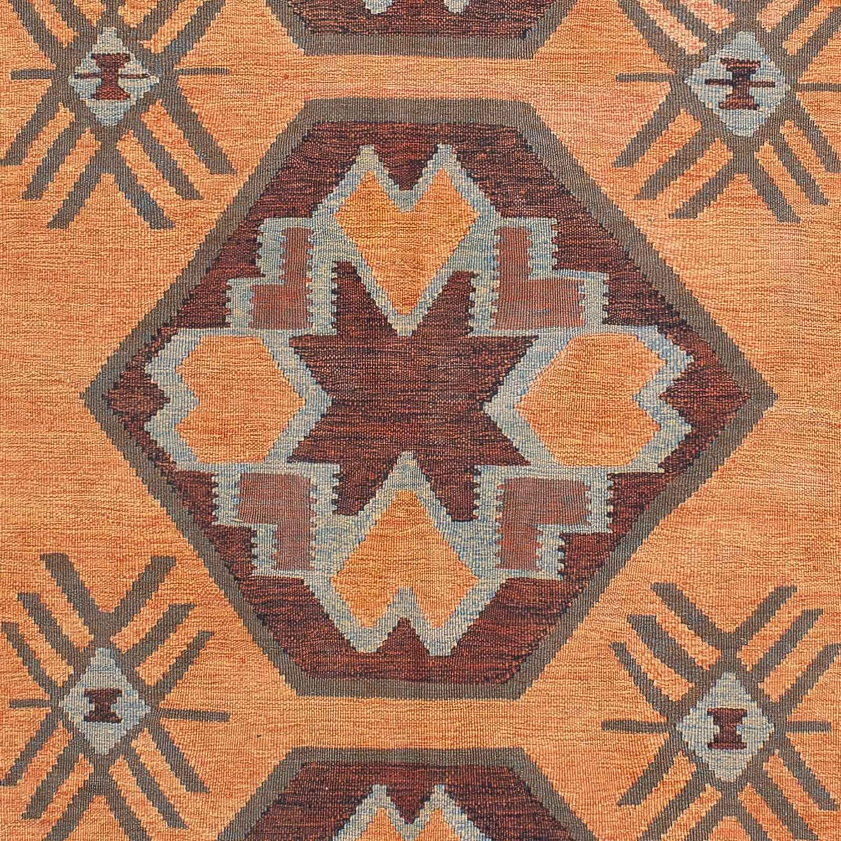 Kelim Carpet - orientalisk matta - 243 x 163 cm - flerfärgad