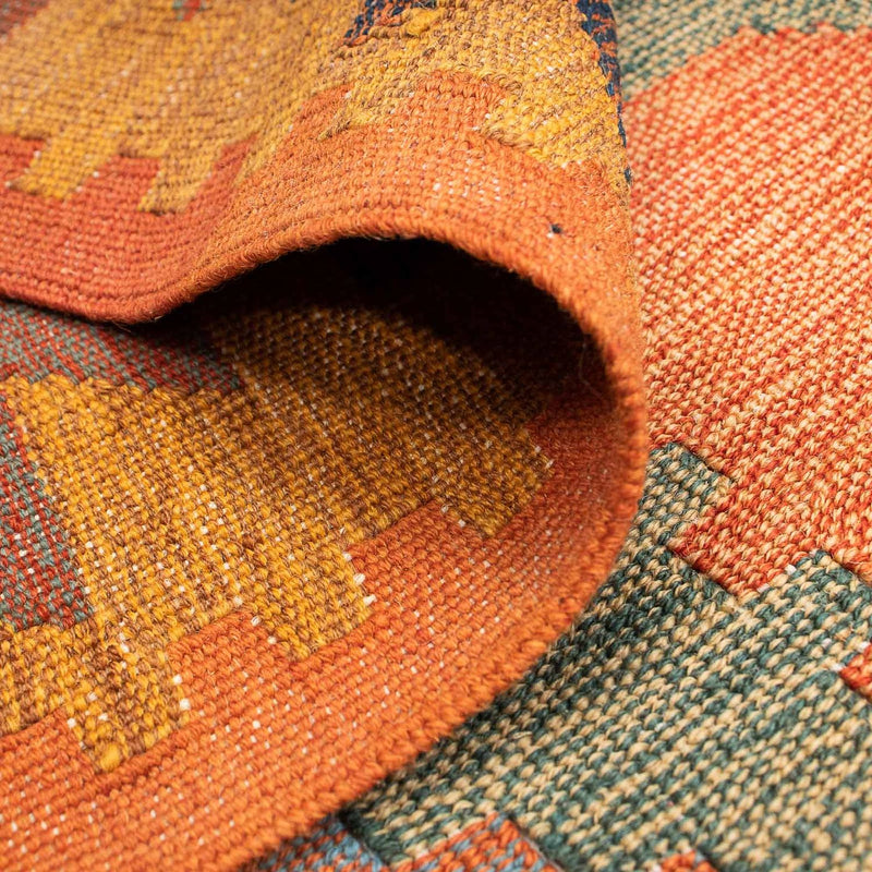 Kelim Carpet - orientalisk matta - 205 x 144 cm - flerfärgad