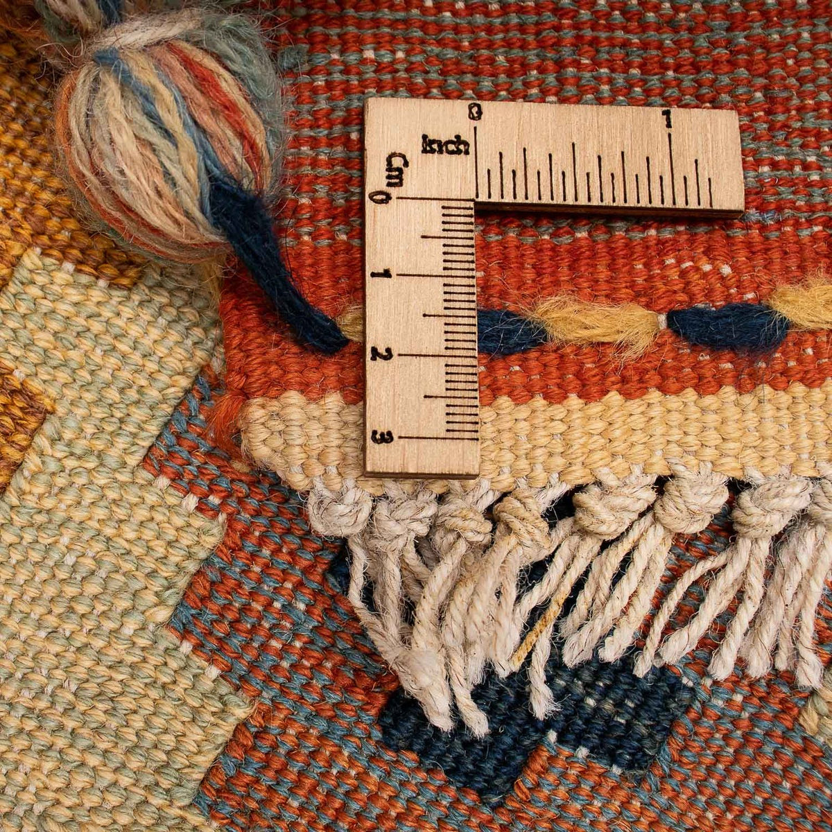 Kelim Carpet - orientalisk matta - 205 x 144 cm - flerfärgad