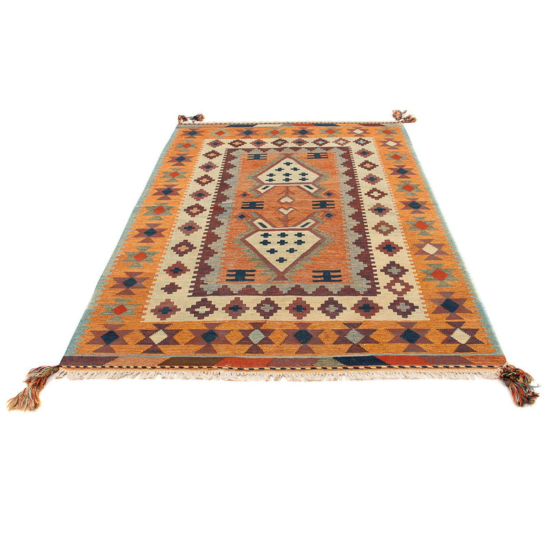 Kelim Carpet - orientalisk matta - 212 x 143 cm - flerfärgad