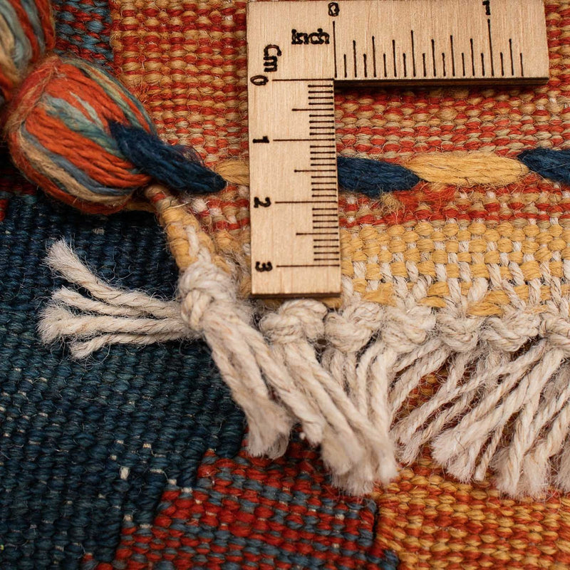 Kelim Carpet - orientalisk matta - 212 x 143 cm - flerfärgad