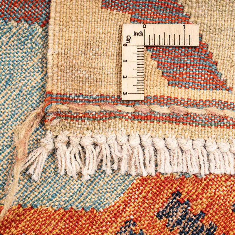 Kelim Carpet - orientalisk matta - 204 x 147 cm - flerfärgad