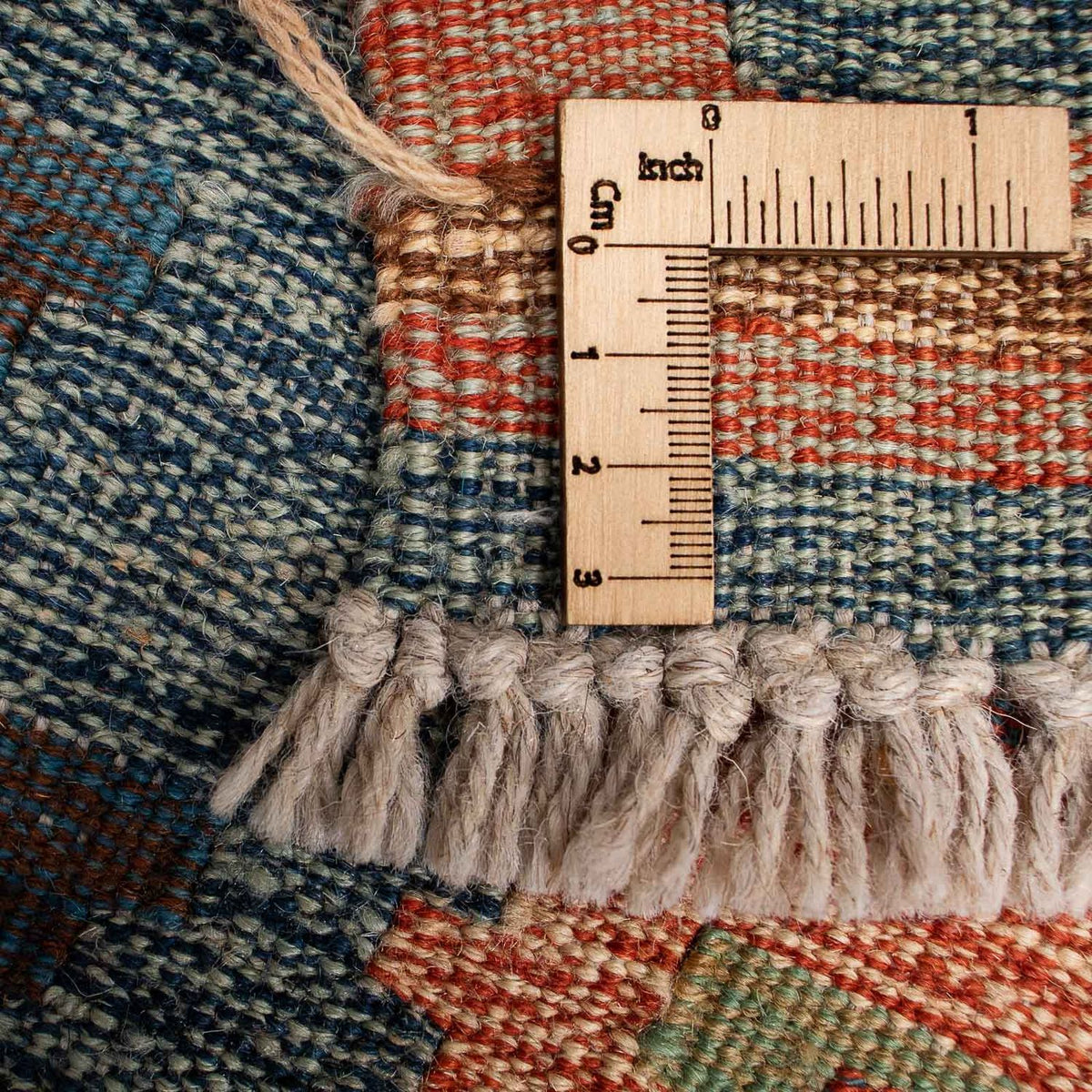 Kelim Carpet - orientalisk matta - 207 x 151 cm - flerfärgad